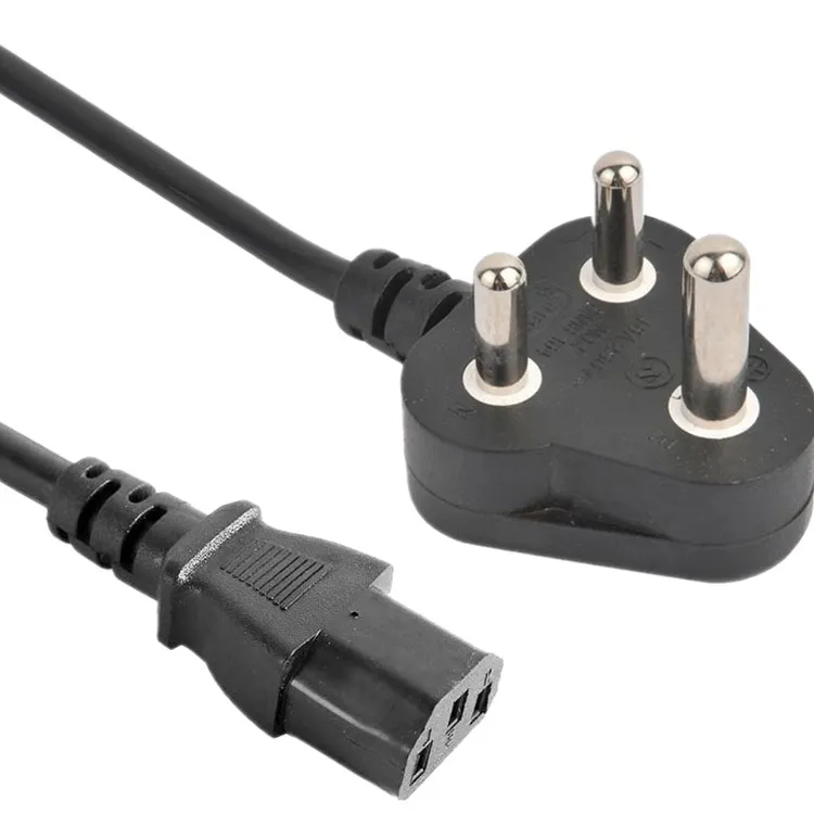 India Extension Cord Sabs Standard India South Africa Power Cord 10a
