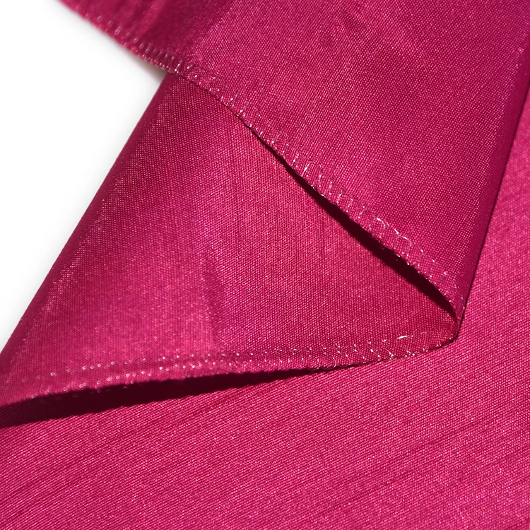 100 Polyester Ifr Shantung Slub Style Colorful Cheap Curtain Fabric For