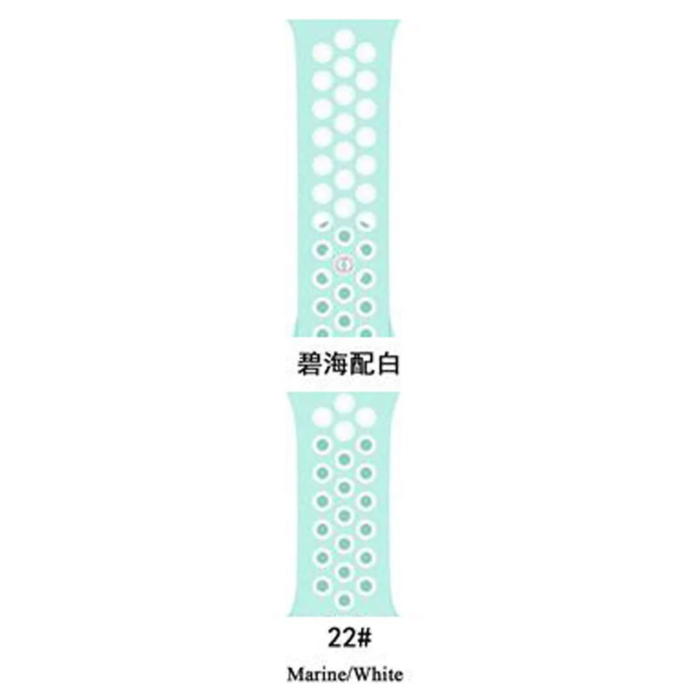 

IVANHOE Sport Band For Apple Watch 38mm 42mm Series 1/2/3 & 40mm 44mm Series 4 5 (Mint Green, 38mm(40mm) S/M), Multi-color optional or customized