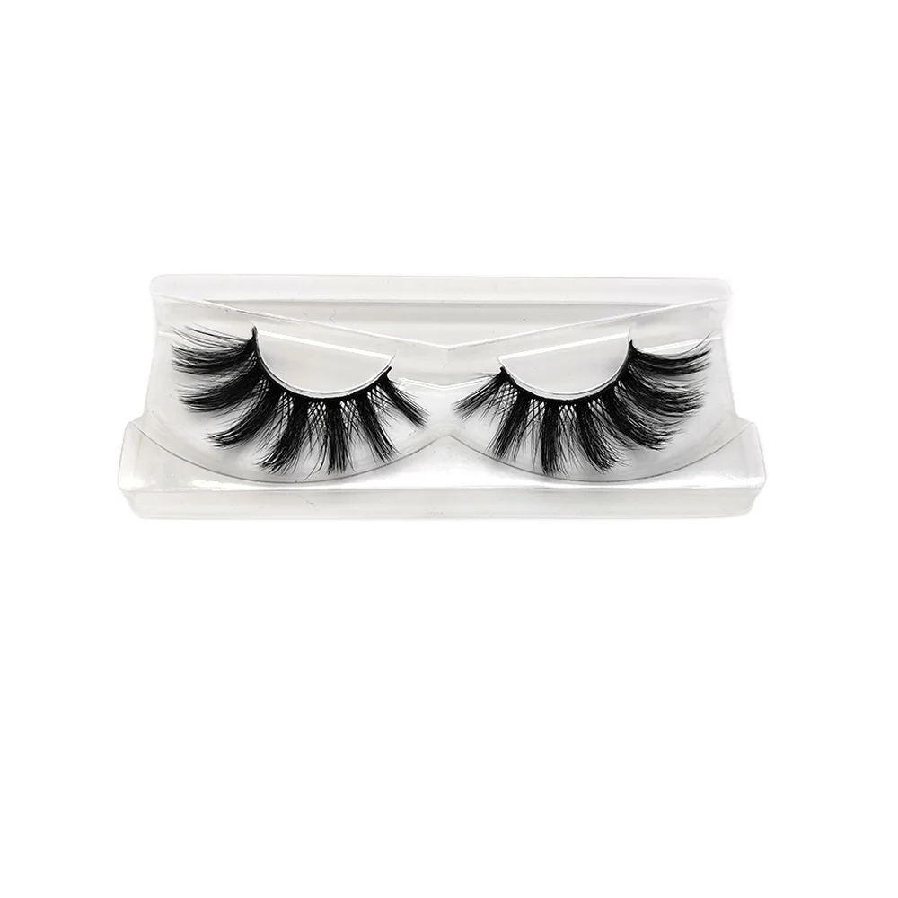 

Eyelash vendor Natural Eyelashe 25 mm 3d mink eyelashs, Black color