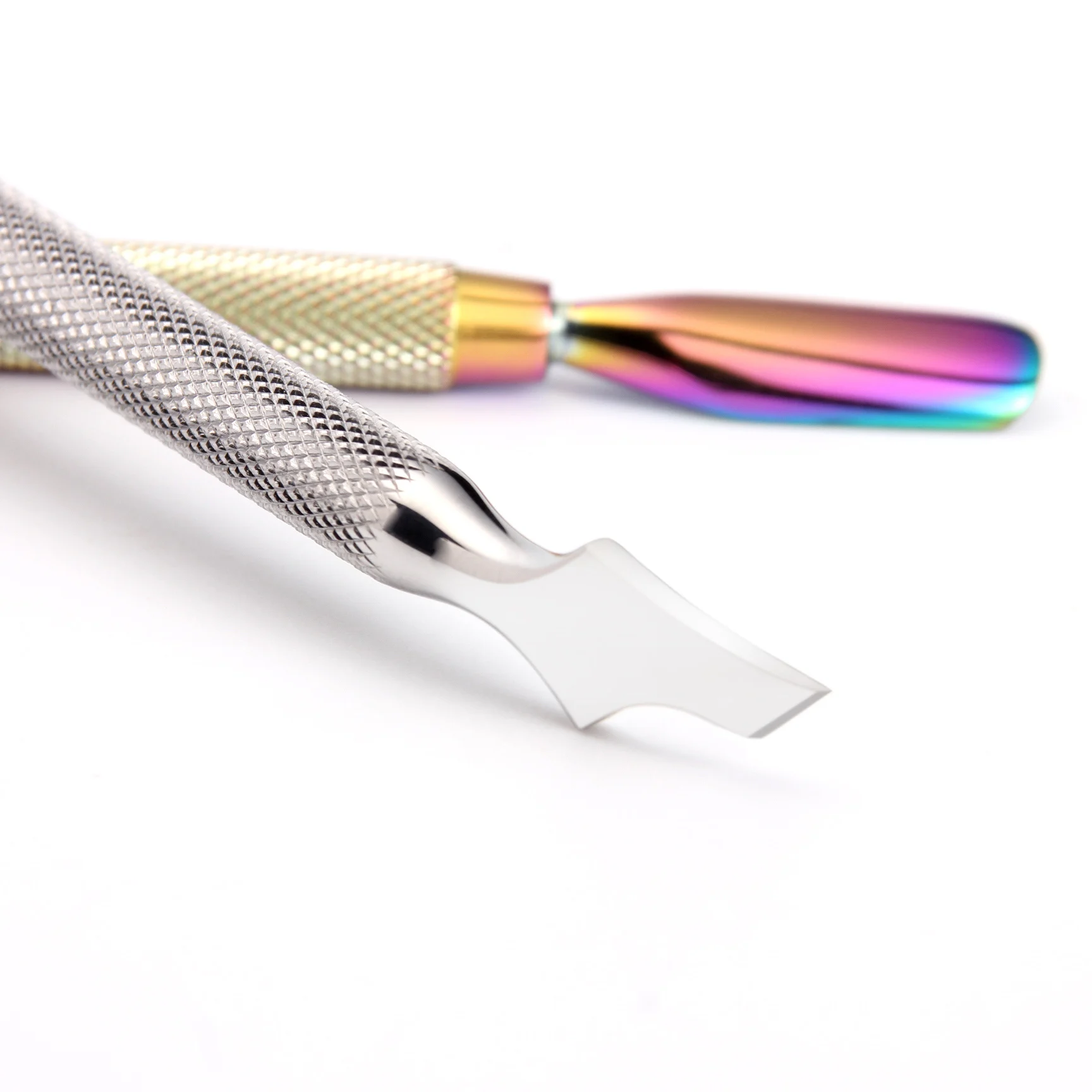 

Chinese Factory 8 Colors Stainless Steel Nail Cuticle Pusher