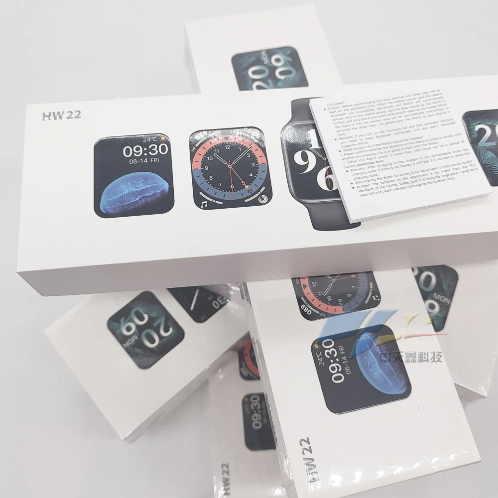 

2021 HW22 Smart Watch BT Call Music Player Heart Rate smartwatch For IOS Android Phone