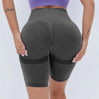 

big butt yoga pants summer Stretchy jogger Sports shorts high waist yoga shorts BK222