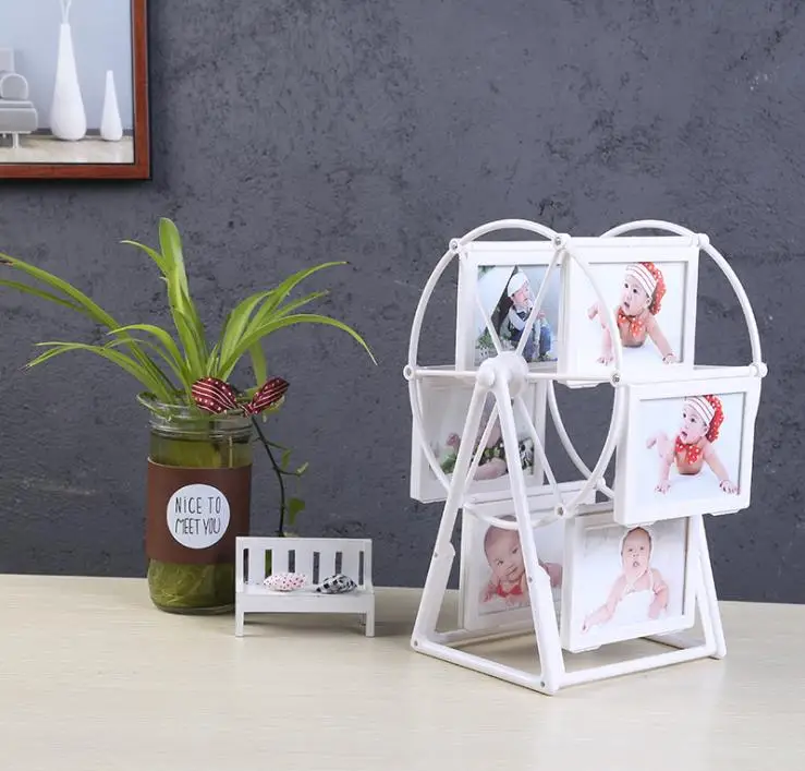 现代可移动简单欧洲 iso 金属铁桌常设照片显示框架 - buy 小金属相框