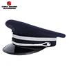 woolen materials Dark Blue cap for officer