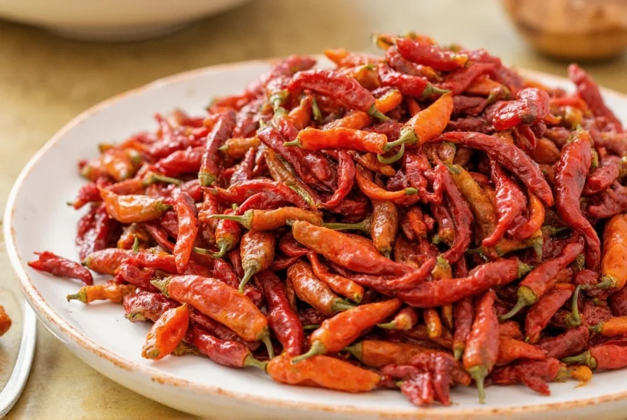 Rehydrating dried chile peppers
