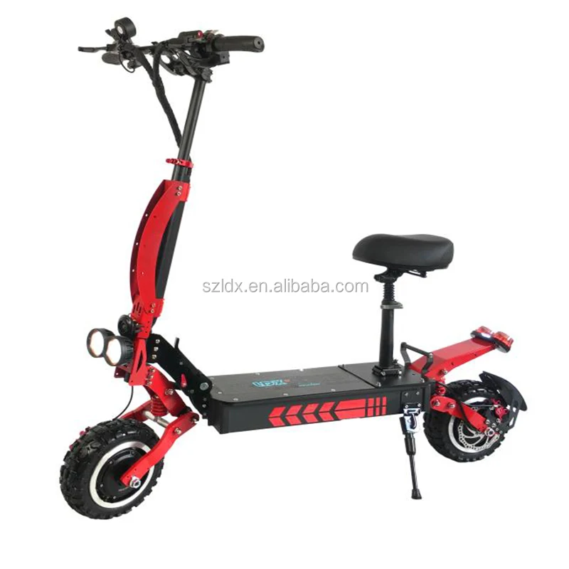 

11inch Dual Motor Full Suspension 3600W Electric Scooter Foldable Two Wheel Powerful Scooter for Adult, N/a