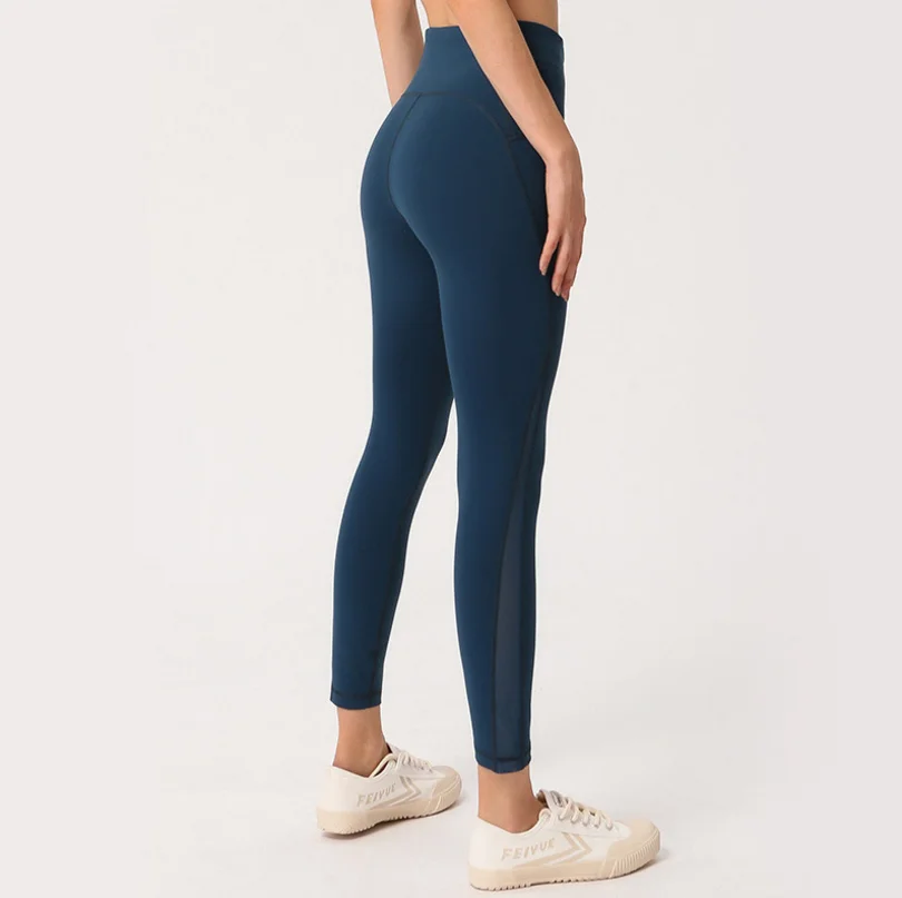 

2020 aola custom wholesale fitness yoga leggings with high quality, Black/blue/gray/yellow/pink/dark green