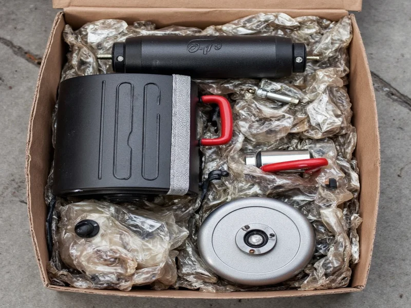 Complete DIY oil change toolkit laid out