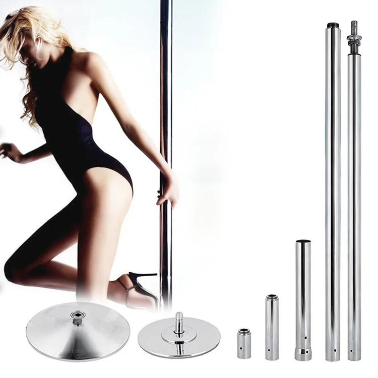 

Portable Tube Fitness Dancing Pole Exercise Spin Chrome Pole Dance 45mm Stripper Strip Pole