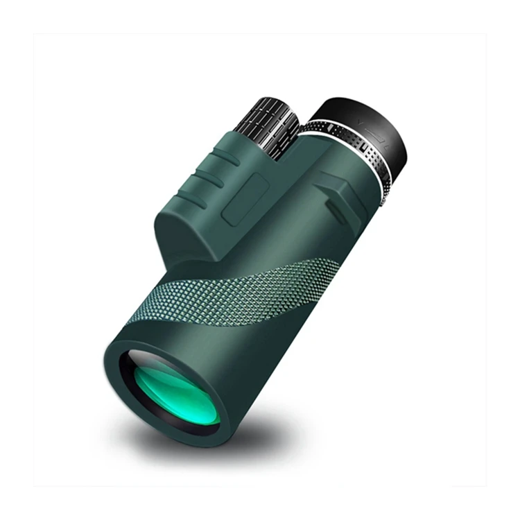 

Hot Sale 10x42 Outdoor Monocular FMC Green Film Optical Glass Portable Monocular Bird Watching Telescope, Black