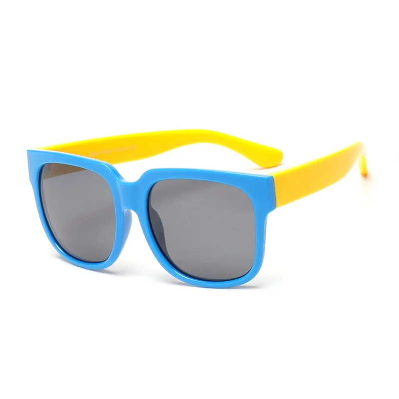 

Superhot 19656 Classic Rectangle Boys Girls Polar Shield Sun glasses Good Quality Flexible Unisex Kids Sunglasses