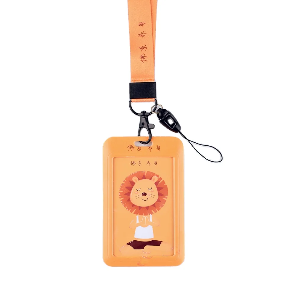 

ID Badge Holder with Lanyard Duty Vertical Horizontal ID Card Holders Credit Card Slot and for Office School