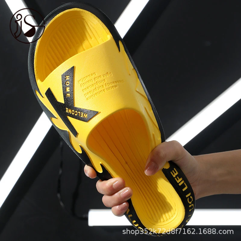 

Sandals wholesale outerwear fashion men's slippers thick bottom men's sandals couple, Customized color