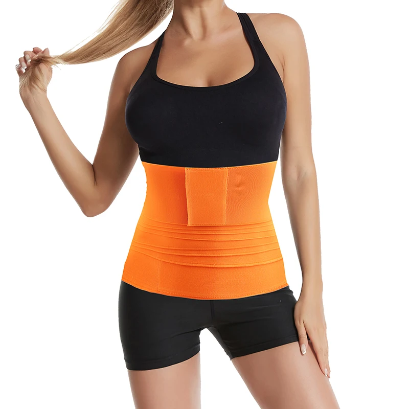 

Polyester Unisex belt Sports yoga Corset tummy wrap waist trainer shaper