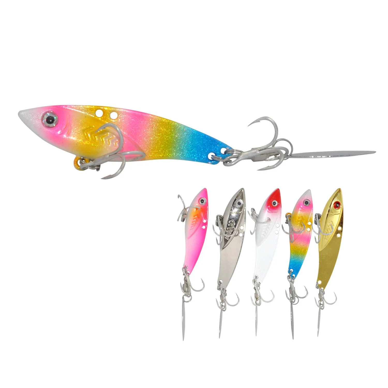 

Painting Metal VIB Fish Lure 10g 14g 20g 30g Zinc Alloy Viberation Trout Fishing Spoons Blade Baits