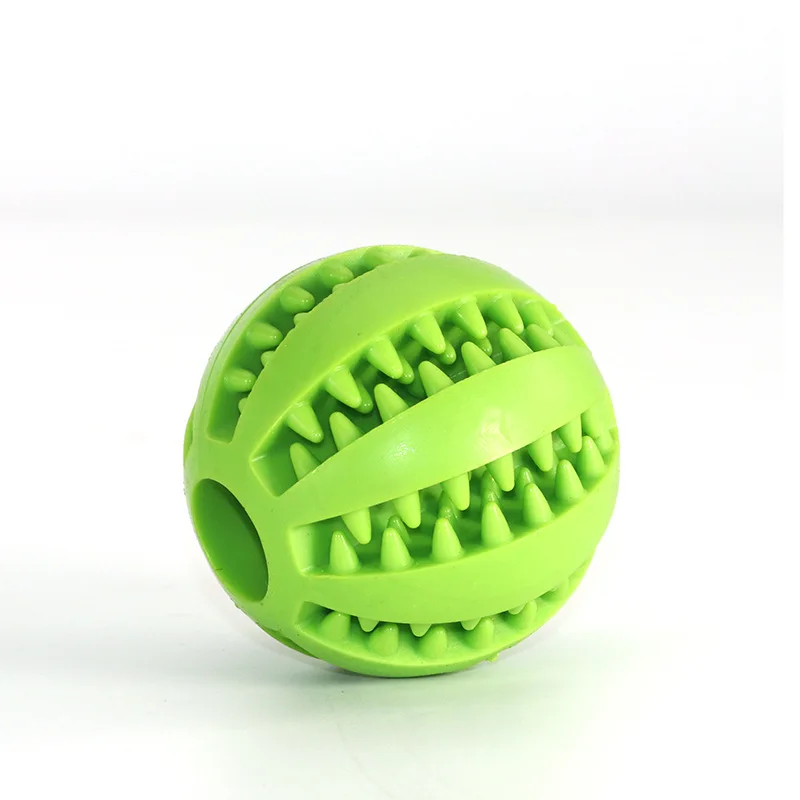 

Pet Interactive Ball Toy for Tooth Cleaning Chewing IQ Treat Balls Food Treat Feeder Dog Chew Toys Brinquedos Pet, Blue,black,pink