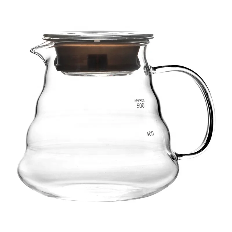 

Double Wall Heat-Resistant Hand Blown High Borosilicate Glass Teapot Transparent Coffee Pot, Clear