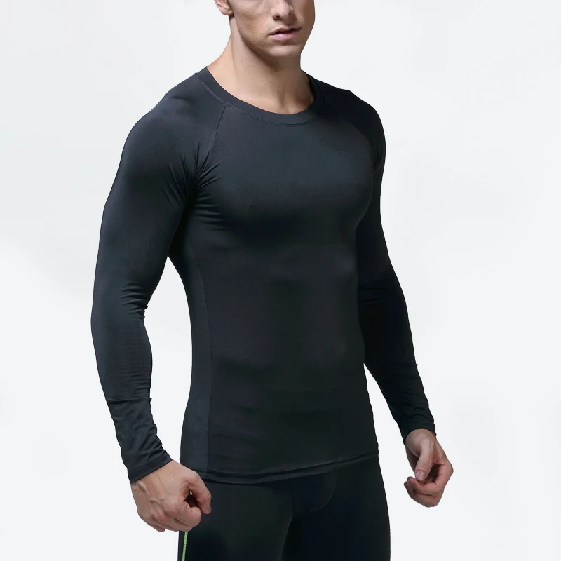 

Custom Cheap Clothes Long Sleeve T Shirt Men Compression Running Fitness T-shirt Gym Clothes Wholesale Sportswear Sweatsuit Mens
