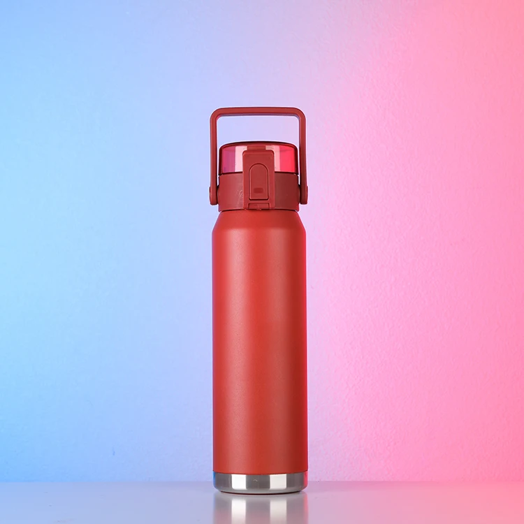 

electroplate empty wine bottle double wall vacuum flask insulated stainless steel water bottle tumblers in bulk, Customized color with pms no