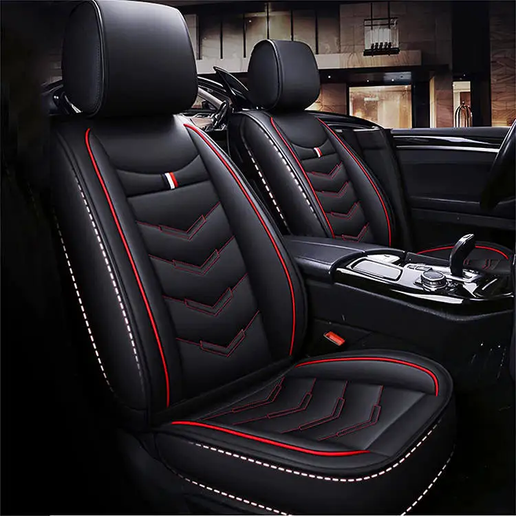 

Muchkey Hot Selling Waterproof Universal PU Leather Car Seat Cover Set For 95% Car Model