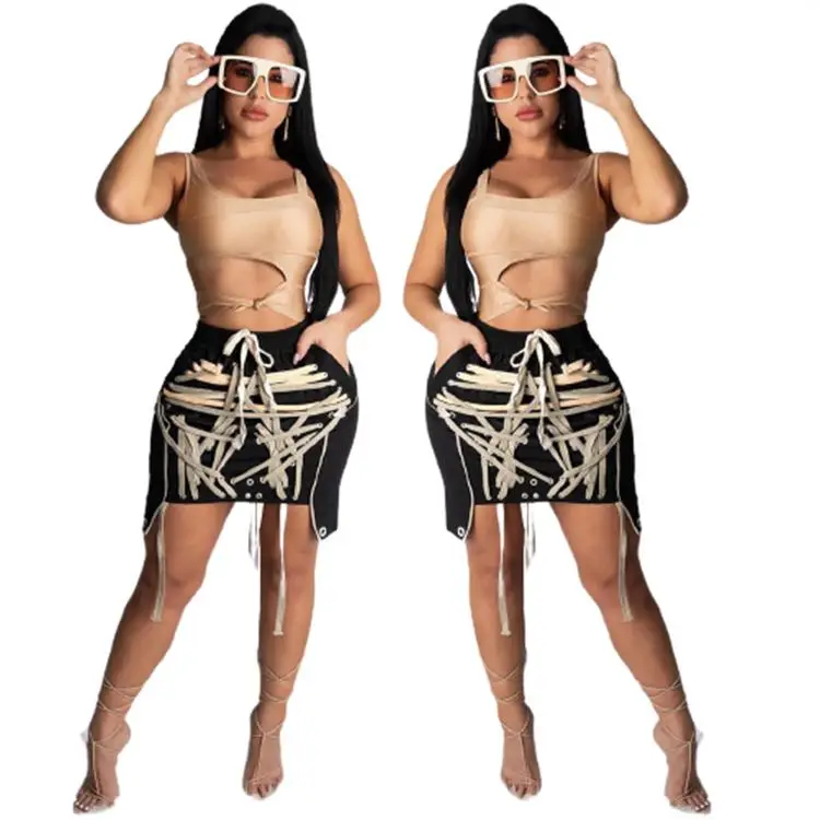 
Best Design Ladies Wholesale Summer and Fall Fashion Clothing Rope Sexy Womens Short Shirts For Women 