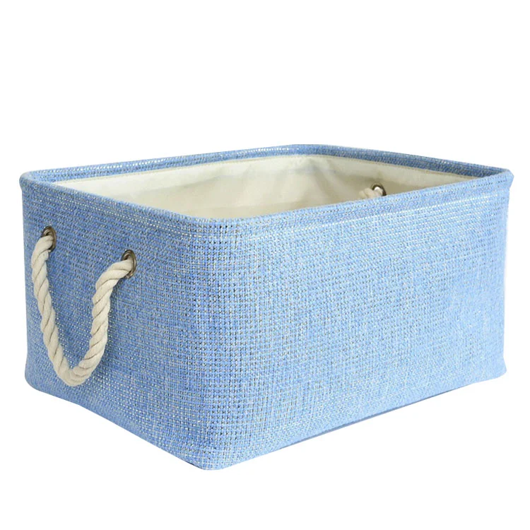

Hot selling door fabric gray opening front toys lid storage box bin, Customized