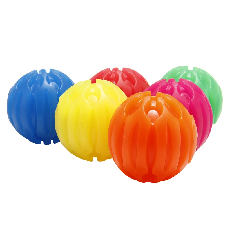 

OEM Factory Rubber Indestructible Hiding Food Puzzle Bite Interactive Pet Ball Chew Dog Toy, Red,yellow, blue, green, orange ,pink