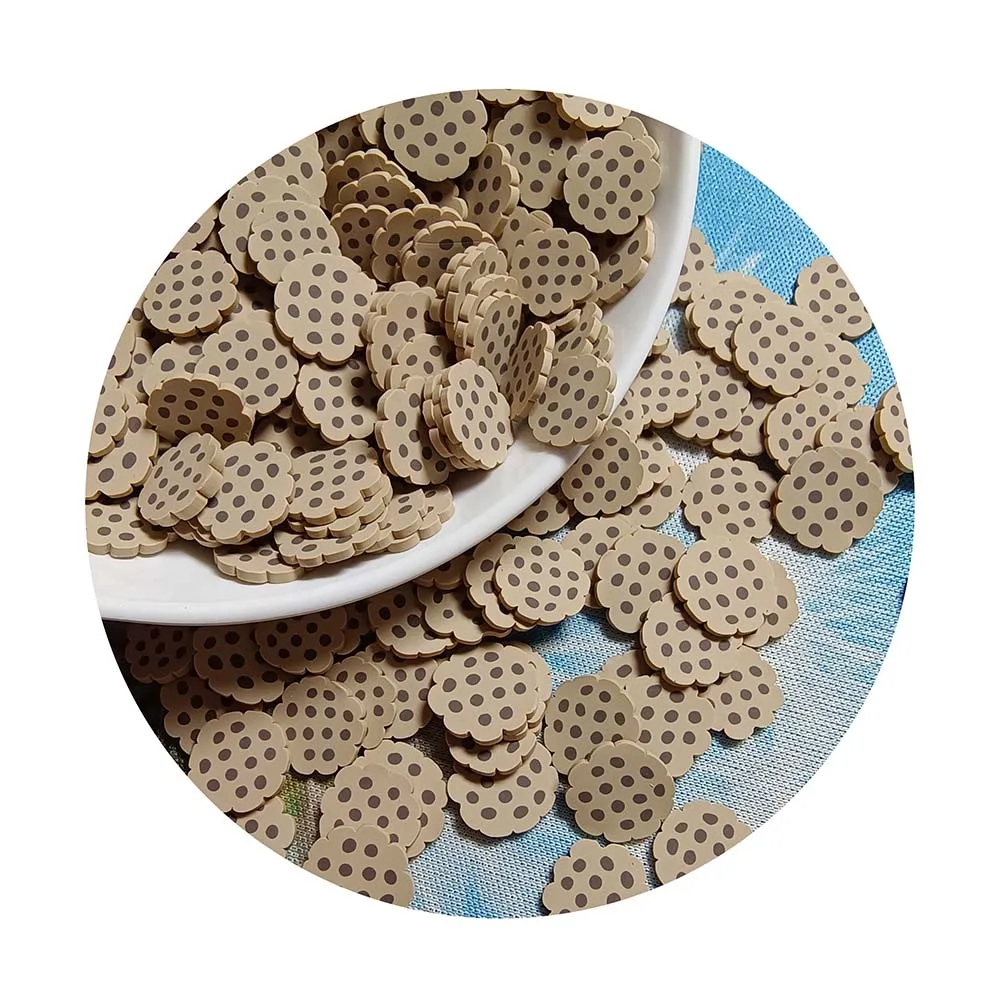

500g Cookie Cake Polymer Slices Hot Clay Biscuits Sprinkles for Crafts Making DIY Slime Filling Accessories Klei Mud Particles