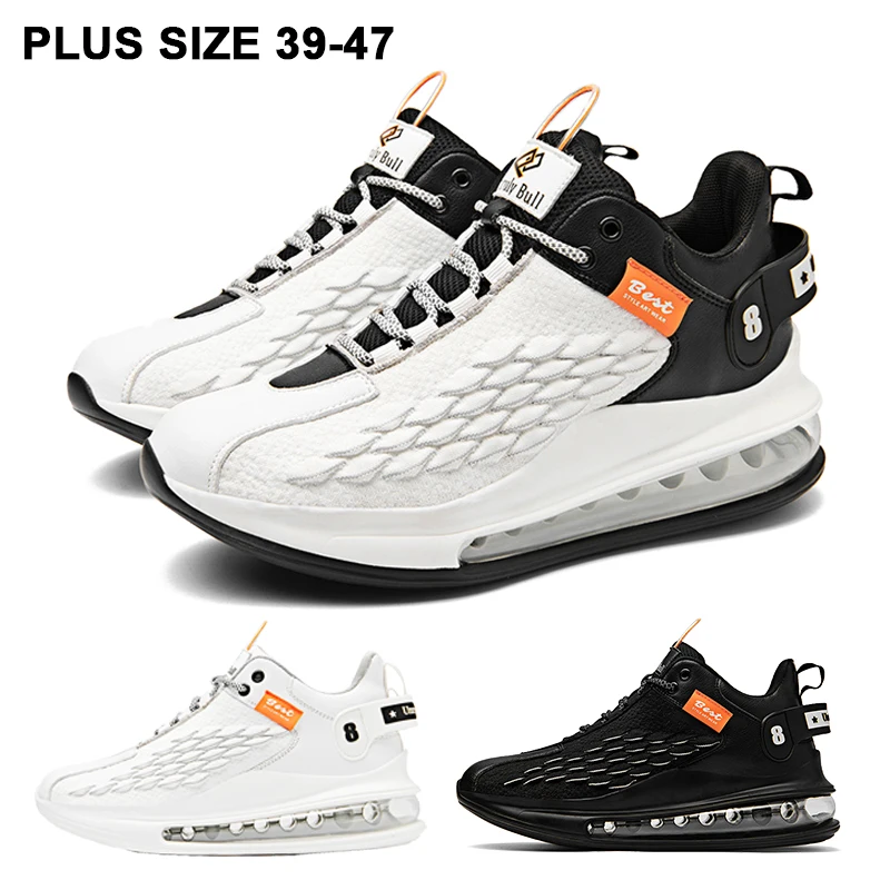 

Wholesale Custom Logo Men's Casual Sneaker Comfort Knitting Mesh Air Cushion Running Shoes