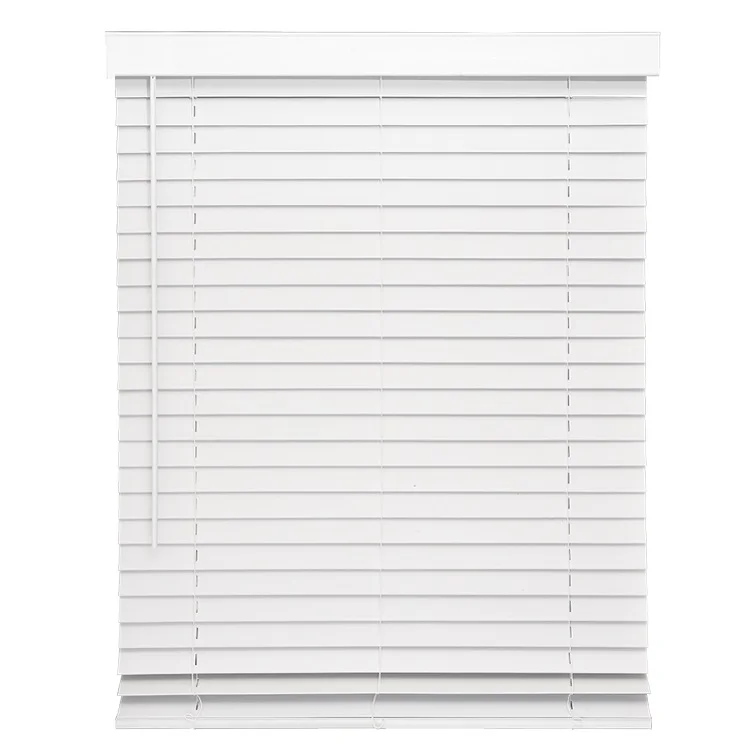 

American Popular Sale Cordless 2 Inch 50mm Faux Wood Blinds For Window, Customer's request