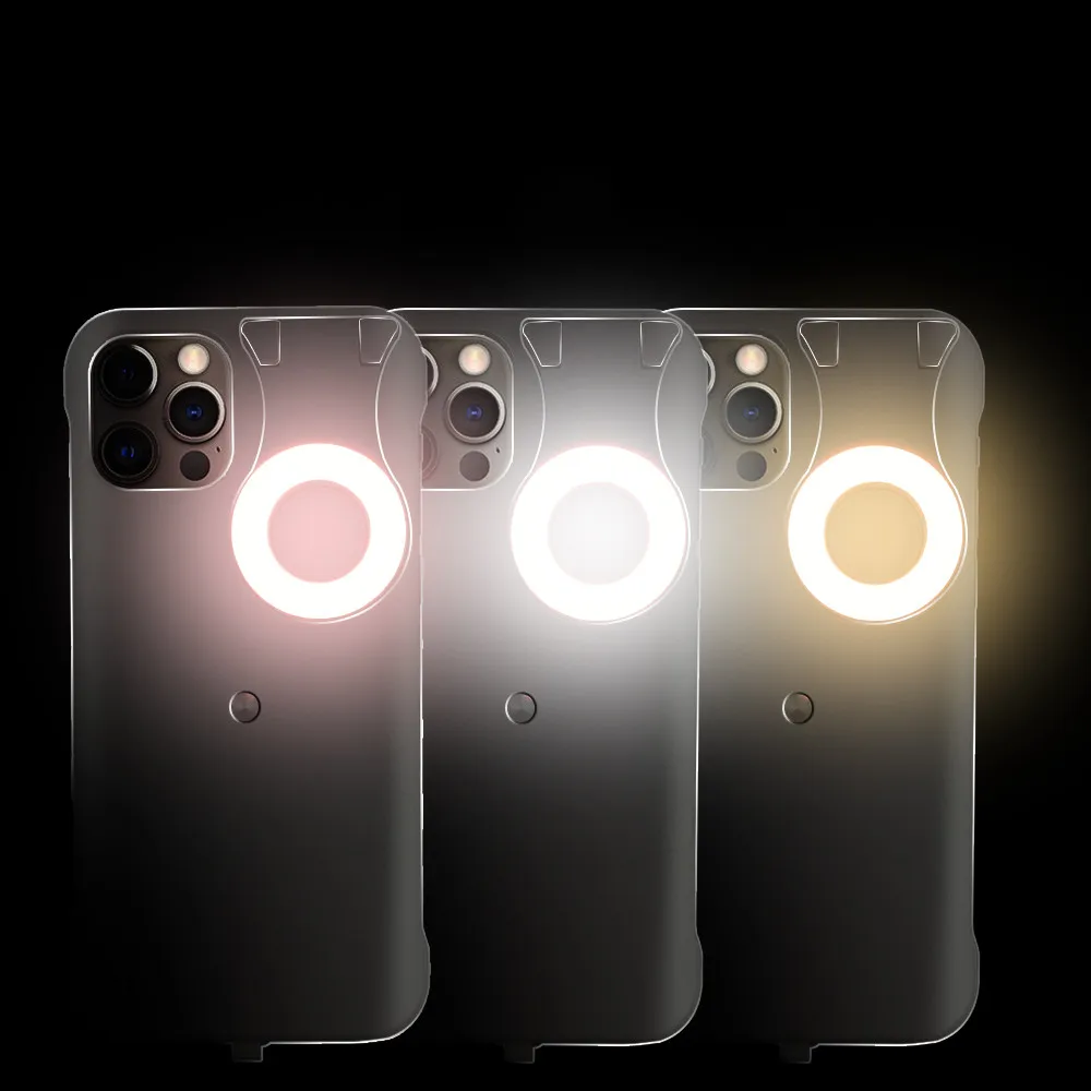 

luxury packaging box selfie led light up wholesale designer waterproof for iphone x xs xr 11 12 pro max phone case