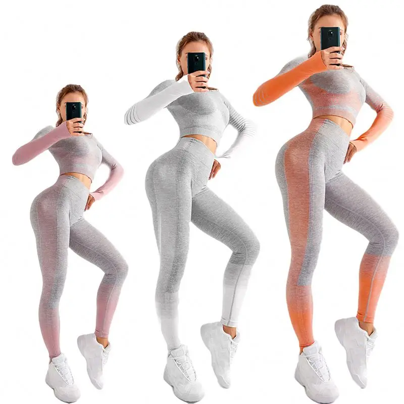 

Seamless Yoga Wear Thermal Underwear Set Activewear