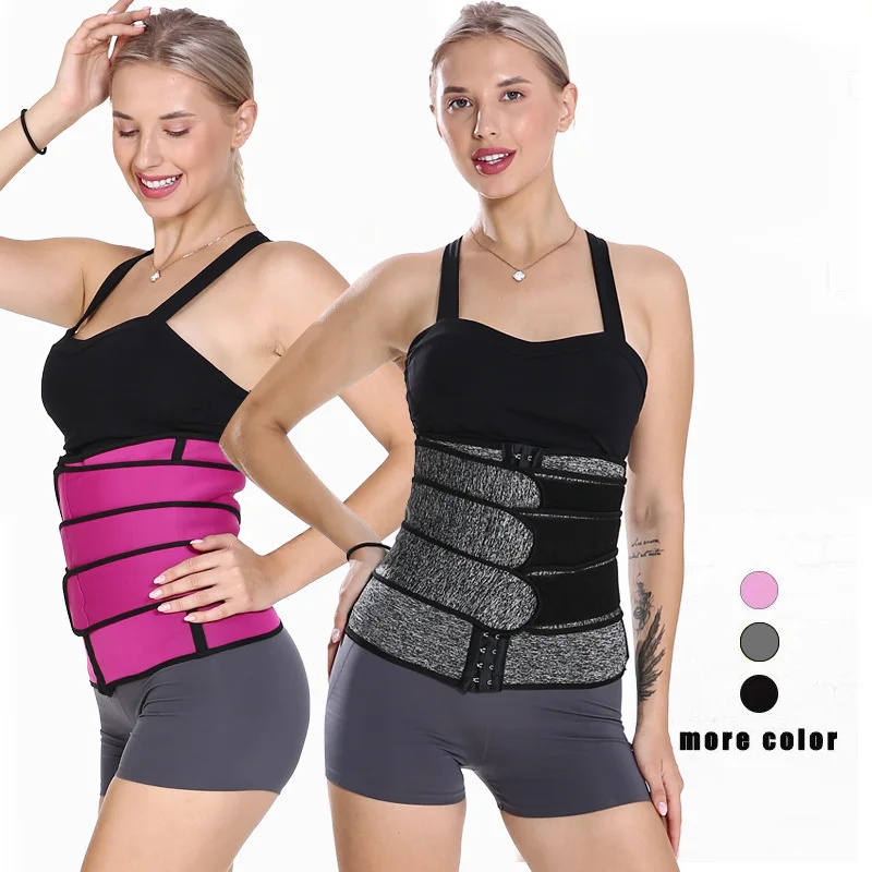 

Wholesale Women Postpartum Sauna Effect Waist Custom Latex Outside Strap Girdle Polyester Waist Trainer