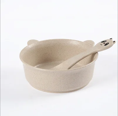 

Amazon fashion nice price Customer Package healthy baby use wheat straw bowl set