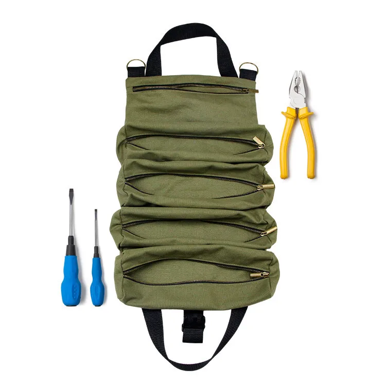 

OEM Factory Price Storage Organizer Set Portable Tool Roll Up Bag Tools Storag For Car