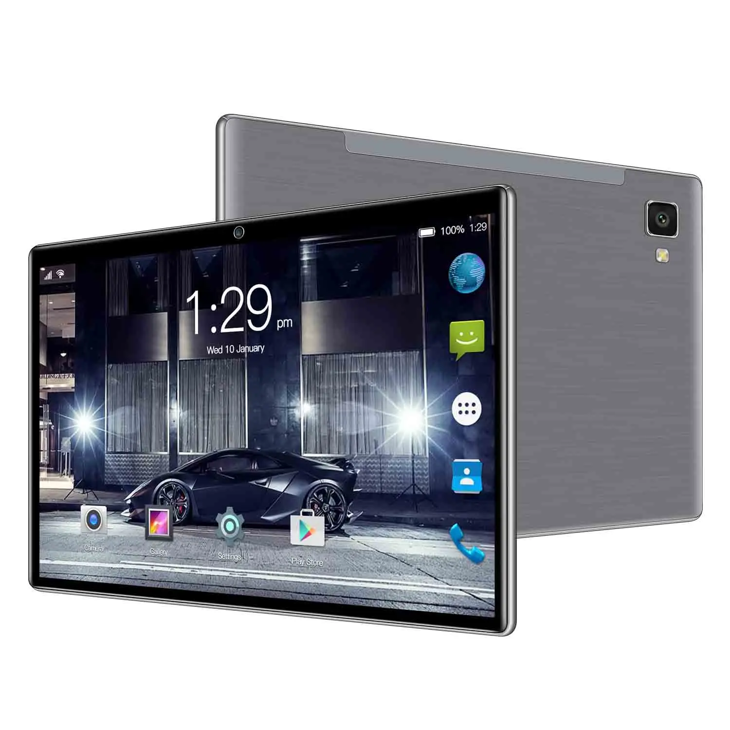 

New Hd Touch Screen 8800Mah Large Capacity 4Gb + 64Gb Tablets 10 Inches Android Tablet Pc, Gray/gold