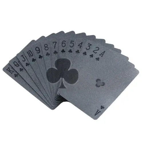 

Plastic waterproof playing card Playing cards, Black