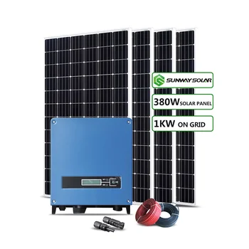 Complete Set Solar Panels 1000 Watt Portable Solar System For Home ...