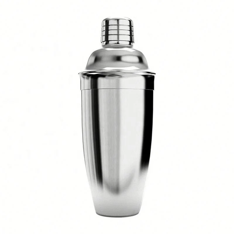 

Metal Mini Bar Large Cocktail Shaker, Sliver