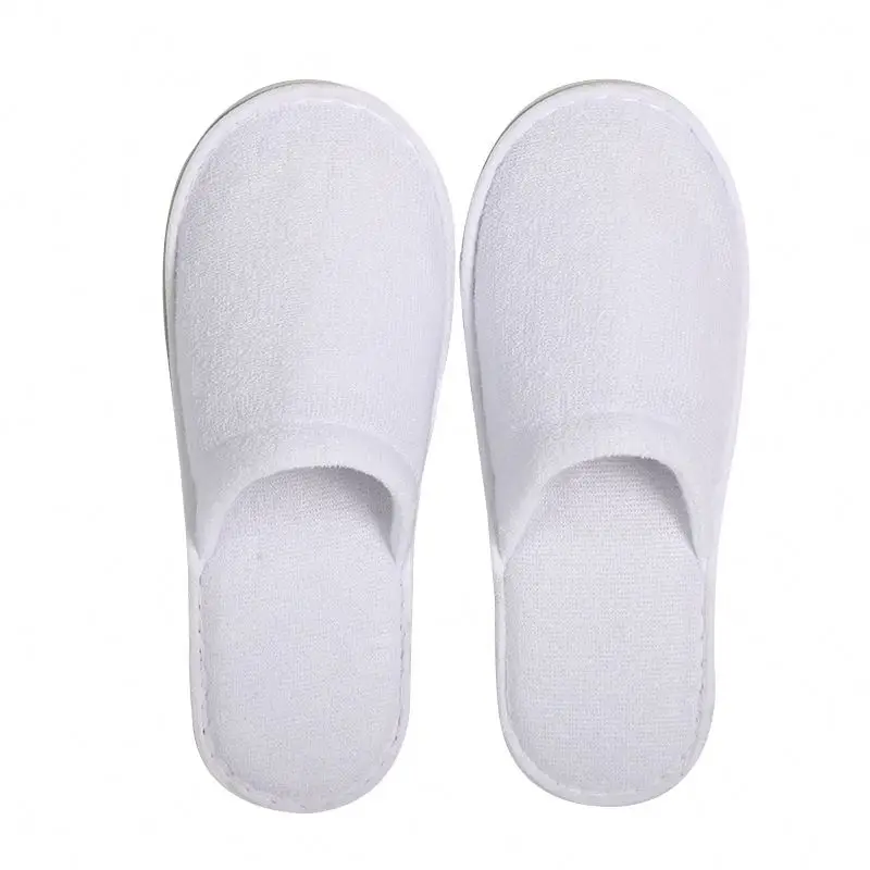 

C&Y Custom Logo Black hotel slippers black hotel slippers, As shown