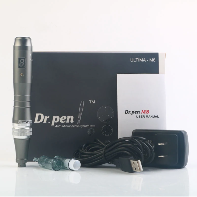 

High Quality Rechargeable Digital Display 6 Speeds Electric Dr Pen M8 Skin Care MTS Microneedle Derma Pen Dermapen