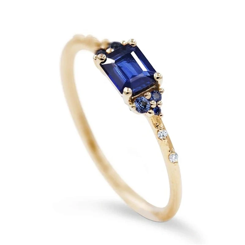 

Women Anniversary Jewelry ROXI 925 Sterling Silver blue sapphire Rings
