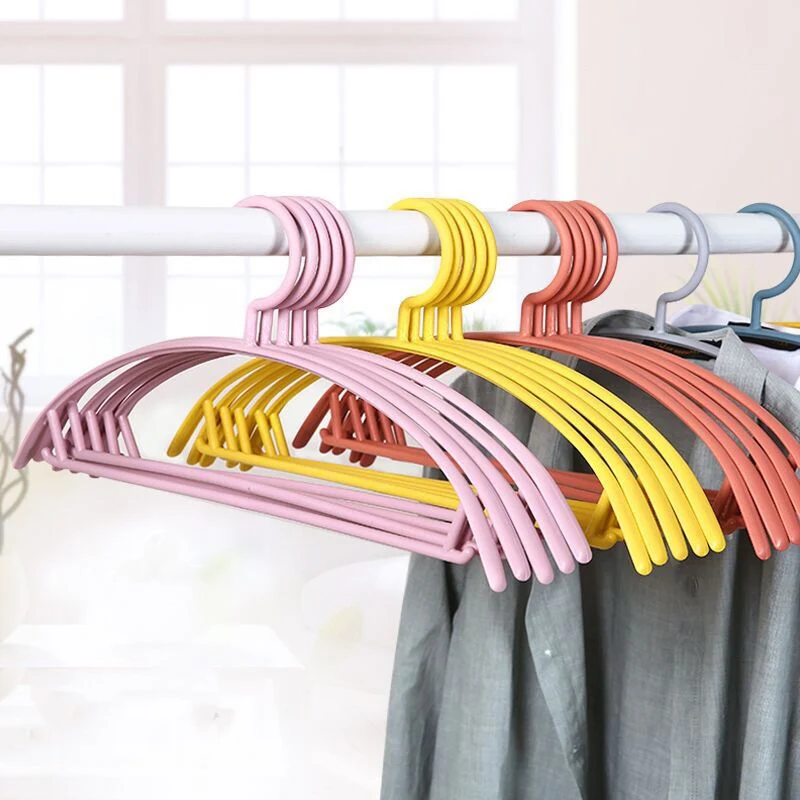 

Wholesale cheap multi-functional plastic clothes hangers, Customized