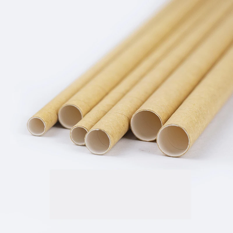 

Sinoetrade 7.75" 0.31" Pailles De Papier Rouges Paille De Papier Degradable 8mm