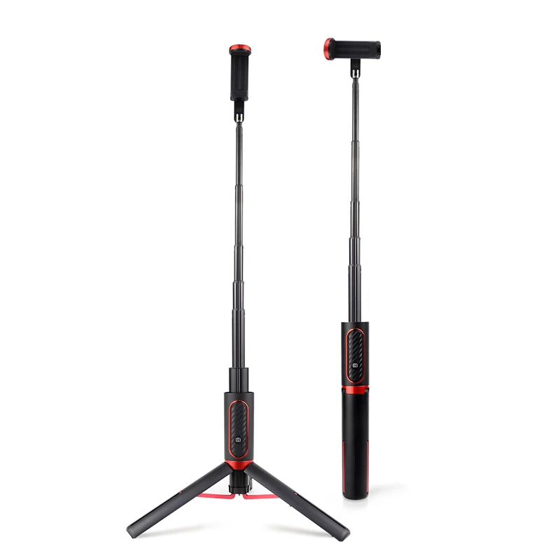 

2021Hot Sales Remote portable selfie stick with Tripod Foldable Wireless Aluminum tritop for smartphone
