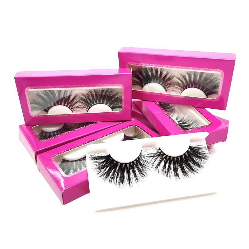 

25mm 3d mink lashes dramatic volume eyelashes thick strip false eyelash