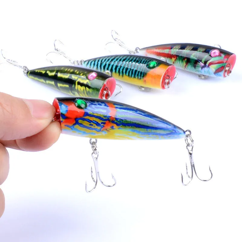 

1Pcs 6.8cm/8.7g Simulation Floating Popper Sea Swim Fishing Baits Lure Crankbait Artificial Isca For Wobblers Fishing Tackle