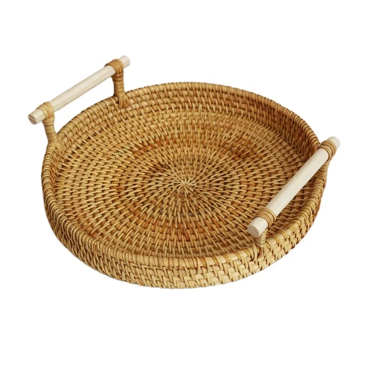 

Hot selling wall rattan base plate handmade charger rattan charger plates from vietnam, Brown