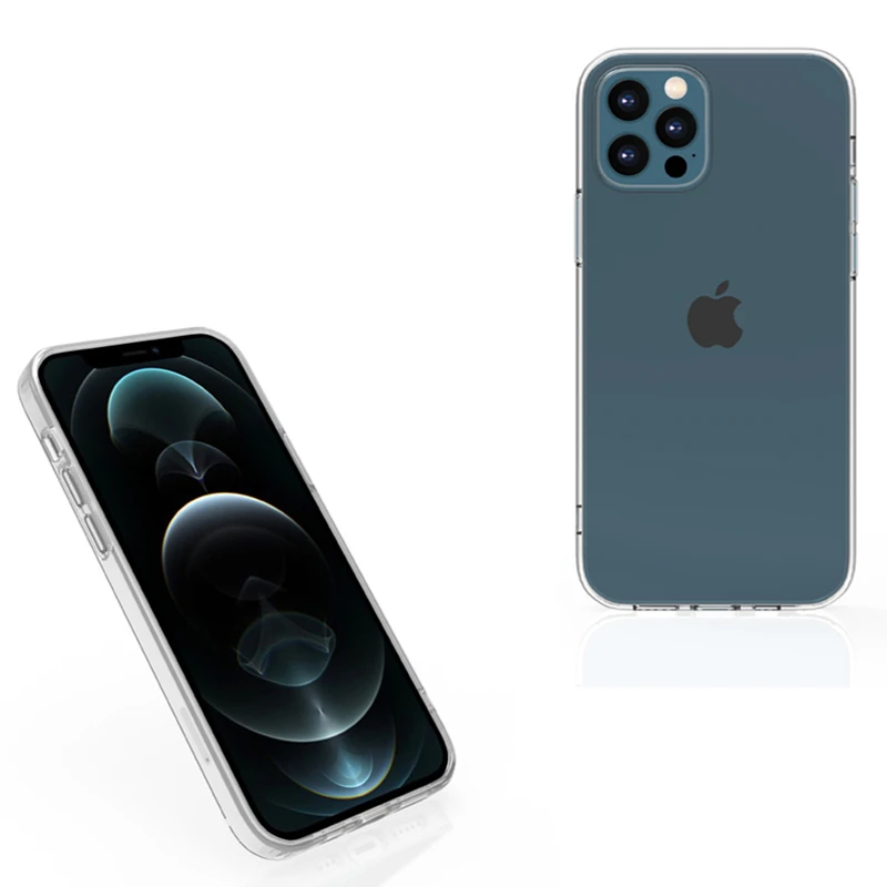 

Suitable for iPhone 12 pro max mobile phone shell transparent back case protective cover factory direct wholesale OEM